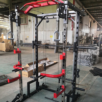 Equipo de Gimnasio Comercial WENDY, Máquina Multifuncional para Press de Pecho Inclinado y Press de Hombros, Máquina Smith para Entrenamiento de Fuerza