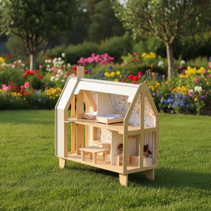 Casa de Muñecas de Madera, Villa de Juguete, Casa de Juegos Educativa para Niños de 5 a 7 Años, Rompecabezas DIY al por Mayor, Marca MINGHANG, Personalizable - Product Image 4