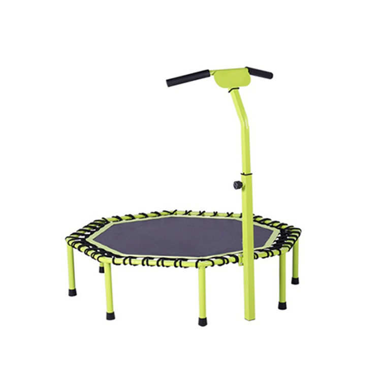 Складной мини-батут для фитнеса с регулируемой ручкой из пены, тренировочный батут для взрослых в помещении