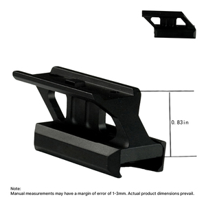 BANGBANG แท่นยึดอะลูมิเนียม ความสูง 0.8 นิ้ว สำหรับติดตั้งขนาด 20 มม. - Product Image 4