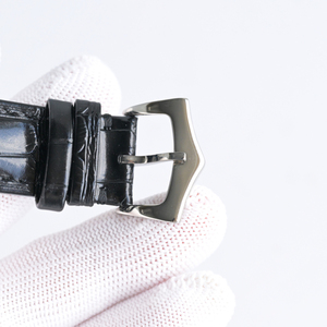 Montre-bracelet mécanique formelle intemporelle haut de gamme avec sous-cadran des secondes et bracelet en crocodile, idéale pour les dîners d'affaires et les événements habillés. - Product Image 6