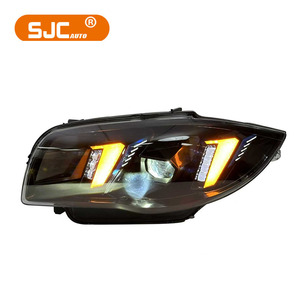 Nouvel Article SJC Phares pour <span class=keywords><strong>BMW</strong></span> Série 1 <span class=keywords><strong>E87</strong></span> E82 Ensemble de Phares LED Modifiés Système d'Éclairage Modifié 2004-2011 - Product Image 4