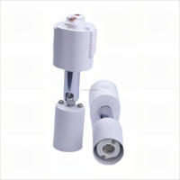 Adaptateur de douille de montage de voie à E26 convertisseur 2 fils E27 E17 E11 support de lampe douille de lampe adaptateur de base par38 PAR30 prolongateur d'ampoule LED