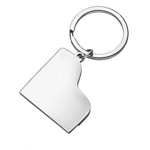 Porte-clés en bois de piano noir, sans boîte - Product Image 2