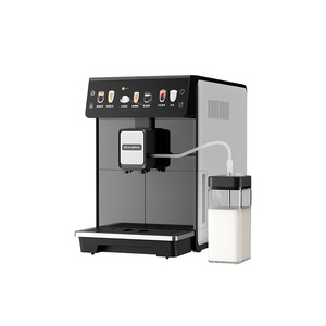 เครื่องชงกาแฟอัตโนมัติ Dr.Coffee E02 สีขาว สำหรับใช้ในบ้าน พร้อมเครื่องทำฟองนม - Product Image 1