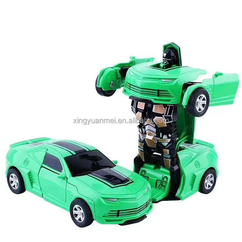 Wholesale factory cheap Hot Sale Children Car Toy Transformed Friction Car Deformation Robot Car Toys for Kids