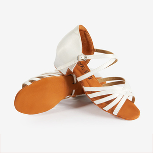 BX6001 Venta al por Mayor de Fábrica, Sandalias de Baile Latino con Punta Abierta para Mujer, Tacones de Satén Profesionales para Salsa, <span class=keywords><strong>Bachata</strong></span>, <span class=keywords><strong>Tango</strong></span> y Vals - Product Image 5