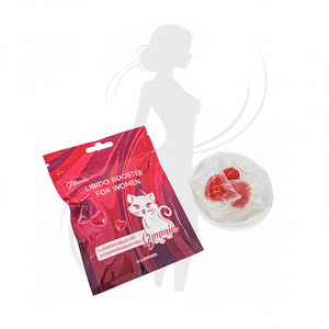 Gomitas calmantes para mujeres de marca propia OEM, suplementos naturales de apoyo emocional para mejorar el deseo, gomitas herbales. - Product Image 3