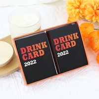 Jeu de cartes à boire personnalisé avec des dés pour les fêtes d'adultes, jeu de cartes à boire avec des mots coquins