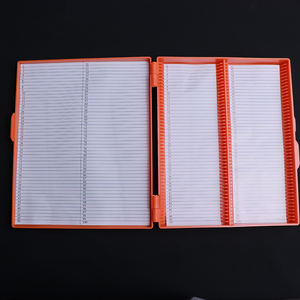 Boîte de rangement pour lames de <span class=keywords><strong>microscope</strong></span> en verre PP de laboratoire, 50 pièces, OEM, garantie 3 ans - Product Image 3