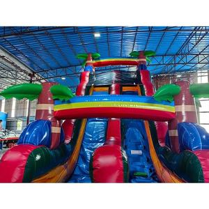 Parc de jeux gonflables commercial pour enfants, toboggan aquatique gonflable pour jardin, <span class=keywords><strong>piscine</strong></span> gonflable pour adultes et enfants, toboggan aquatique gonflable humide et sec - Product Image 6