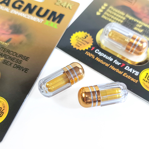 Capsules MAGNUM 24K Premium pour hommes, à action rapide, pour une performance longue durée, vitalité et endurance accrues, service OEM - Product Image 3