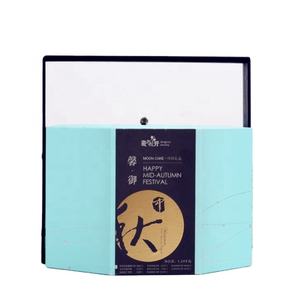 Doble capa de Mooncake caja de embalaje con octogonal de doble-capa de mano para té rojo vino Mooncake con aduanas - Product Image 1