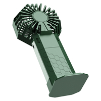 Ventilador portátil octogonal de alta velocidad con motor sin escobillas, batería extraíble y pantalla digital, venta al por mayor de la fábrica AnFuYou.