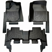 Tapis de sol durables pour Toyota Prado Série 150 2010-2023, tapis de voiture 5D à rebord profond en TPE, protection intérieure automobile, coussinets de protection pour les pieds