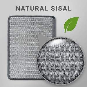 Eco-Vriendelijke Duurzame Verpakking Krabpaal Vervanging Kat Krabben Sisal Mat Grey 2 Pack 16X12 Inch Elk - Product Image 4