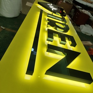 Letrero de Metal 3D Personalizado con Personajes Luminosos Alto Brillo Led Iluminado Letra 3D Signo Género Luz de Trabajo - Product Image 6