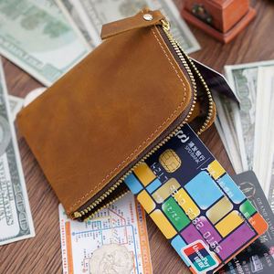 Mini Portefeuilles en Cuir Vintage pour Homme et Femme, Porte-Monnaie Mexicain, Personnalisable avec Logo - Product Image 4