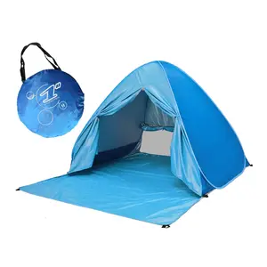 Tente de Camping automatique pliable pour 2 personnes, plein air, randonnée plage, pêche, étanche, Portable, abri solaire,