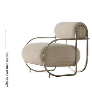 Nordic Bauhaus Single Sofa <strong>Chair</strong> Middle Ancient Creative <strong>Simple</strong> Retro Leisure <strong>Chair</strong> for Home Office Bar Luxury Bedroom Cafe - Product Image 6