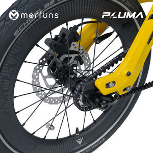 Vélo électrique pliable, léger, facile à conduire et élégant en fibre de carbone, ne pesant que 29 livres, un SUV typique peut contenir 2-3 vélos électriques. - Product Image 6