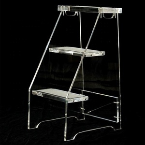 Tabouret moderne en acrylique à <span class=keywords><strong>3</strong></span> <span class=keywords><strong>marches</strong></span> pour l'ameublement de la maison - Product Image 2