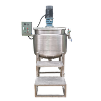 Réservoir émulsifiant homogénéisant sous vide Machines de fabrication de mayonnaise avec système de circulation Mélangeur homogénéisateur de crème cosmétique pour le visage