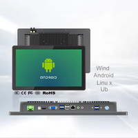 Panel PC Industrial Android Resistente de 10.1 y 13.3 Pulgadas con Pantalla Táctil Capacitiva RK3568, Computadora Integrada HMI para Fábrica Inteligente