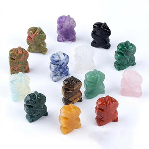 Estatua de Caballo de Cristal de 1 pulgada, Figurita de Caballo Pequeña con Piedras Preciosas Curativas, Decoración para el Hogar, Pisapapeles de Animales, Centro de Mesa, Adorno - Product Image 3