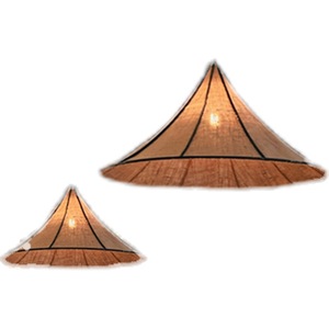Lampe suspendue en tissu de style japonais, 40cm, 50cm, 60cm, 80cm, E27, ronde, pour restaurant, salon de thé, décor Zen - Product Image 3