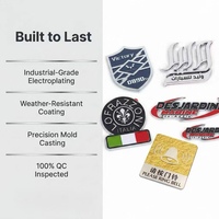 Personnalisation sur mesure, lettres chromées 3D, autocollants de logo de luxe en métal ABS, autocollants adhésifs pour hayon, grille de voiture, 5 ans