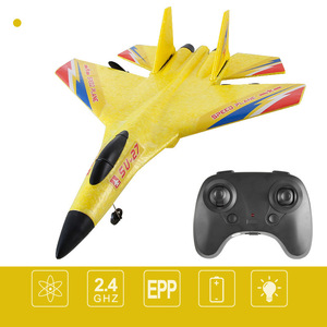 Avión de Control Remoto EPP <span class=keywords><strong>Su</strong></span> <span class=keywords><strong>27</strong></span>, Modelo de Avión Planeador de Espuma para Principiantes con Giroscopio, Luz Nocturna, Avión de Combate a Control Remoto - Product Image 6