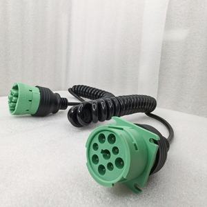 J// TYPE2 9-Pin Adapter kabel Harness melingkar pria/wanita pegas kawat Harness - Product Image 2