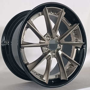 2 pezzi colorato oro e nero ruote per autovetture <span class=keywords><strong>Mag</strong></span> 6x139.7 5X108 Sport di lusso auto cerchi 18 pollici per Suv Off Road - Product Image 3