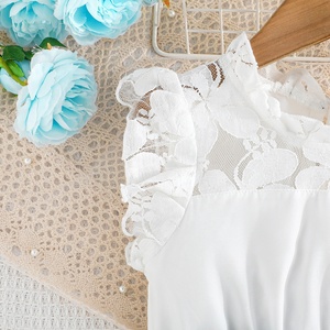 Dress for Kids Children 4-7 Years <b>Old</b> Children's Clothing Lace Sleeveless Formal Green Princess Girls' Dresses - Product Image 5