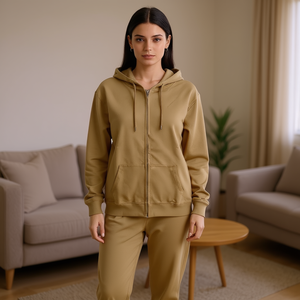 HDJ 2 Piece Set Tracksuit <b>Jogger</b> Suit <b>Oversized</b> Sweatshirt and Pants Loungewear Activewear H7021-6Sweatshirt+H7024-6Pants - Product Image 2