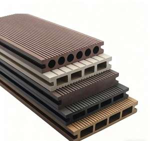 Plancher en bois plastique carré d'usine RUIHE <span class=keywords><strong>pour</strong></span> salle de bain, salon, cour extérieure, jardin, <span class=keywords><strong>terrasse</strong></span>, site panoramique, co-extrudé PE - Product Image 4