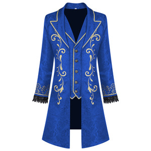 Chaqueta Steampunk Vintage para Hombre, Abrigo Gótico Victoriano, Esmoquin, Frac de Caballero, Disfraces Medievales - Product Image 3