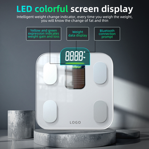 Cơ thể độc đáo chất béo quy mô ánh sáng năng lượng nhẹ có thể sạc lại BMI trọng lượng phân tích với chức năng Bluetooth nhà phòng tập thể dục sử dụng - Product Image 5