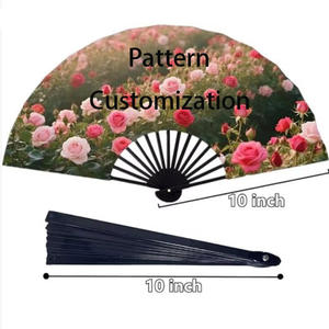 Personalisierter Papier-Bambus-Fächer mit Eigenem Logo und Fotodruck für Geschäftsveranstaltungen, Geburtstagsfeiern, Werbung und Souvenirs - Product Image 5