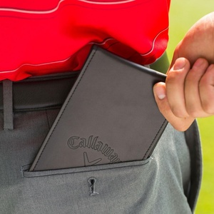 Customized Personalized Leather Golf Scorecard Yardage Book <b>Holder</b> Cover Personalized <b>Card</b> <b>Holders</b> - Product Image 2
