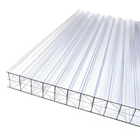 Conception industrielle de panneaux creux en polycarbonate avec divers motifs de trous pour des applications extérieures durables