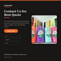 Benang Bordir Polipropilena Bergas 24 Filamen 250g Grosir Massal untuk Distributor Benang