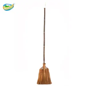 Biodegradable natural handmade environmental protection customizable coconut broom