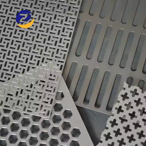 יריעת מתכת מחוררת בצורת חלת דבש מפלדת אל-חלד עם שירות חיתוך - Product Image 5