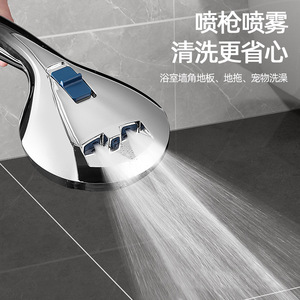 Royal Stan Handheld Shower Head 7-Speed Dual Sprayer Multi-Functional Pressurized Universal With Palm Switch - Product Image 2