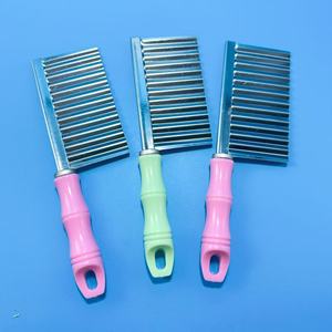 Couteau à découper les pommes de terre multifonctionnel à bords ondulés, usage domestique, rainure profonde, épaissi, style Langya, pour la découpe de pommes de terre frites - Product Image 3