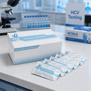 Kit de Prueba de VHC, Kit de Prueba de <span class=keywords><strong>Enfermedades</strong></span> de Transmisión Sexual, Tira Reactiva de VHC, Casete - Product Image 1