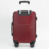 Ensemble de bagages légers en ABS+PC avec couleur/logo personnalisés, valises classiques 20/24/28 pouces, roues universelles à 8 roulettes, cadeau d'entreprise, fabrication en usine