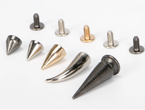 Tùy chỉnh Punk đinh tán, PUNK ROCK đinh tán Cone <span class=keywords><strong>Spikes</strong></span> screwback Studs cho quần áo DIY Craft - Product Image 6